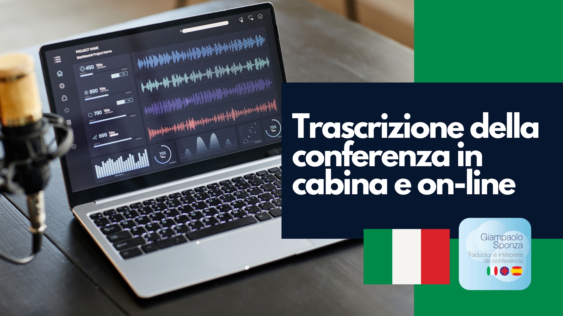 Trascrizione della conferenza in cabina e on-line